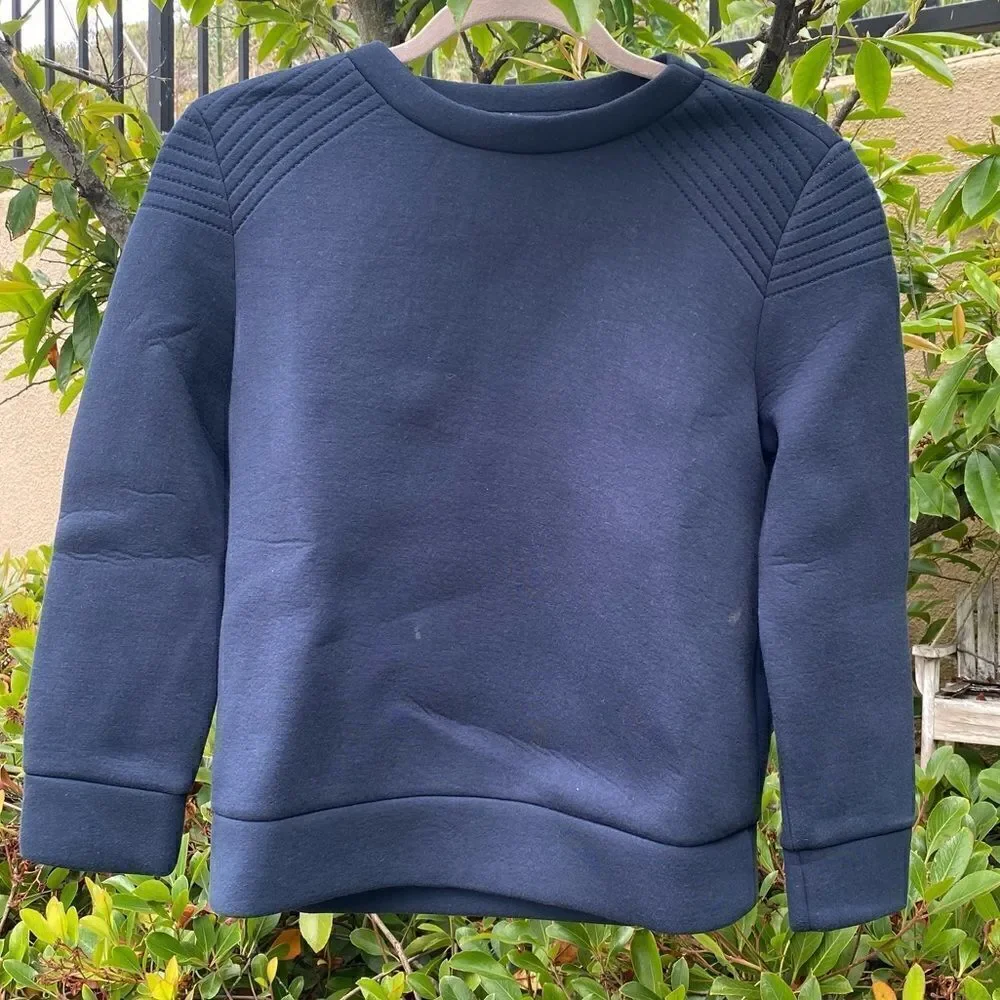 Kate Spade Saturday Scuba Top/Sweatshirt. Size XS. Navy Blue.
